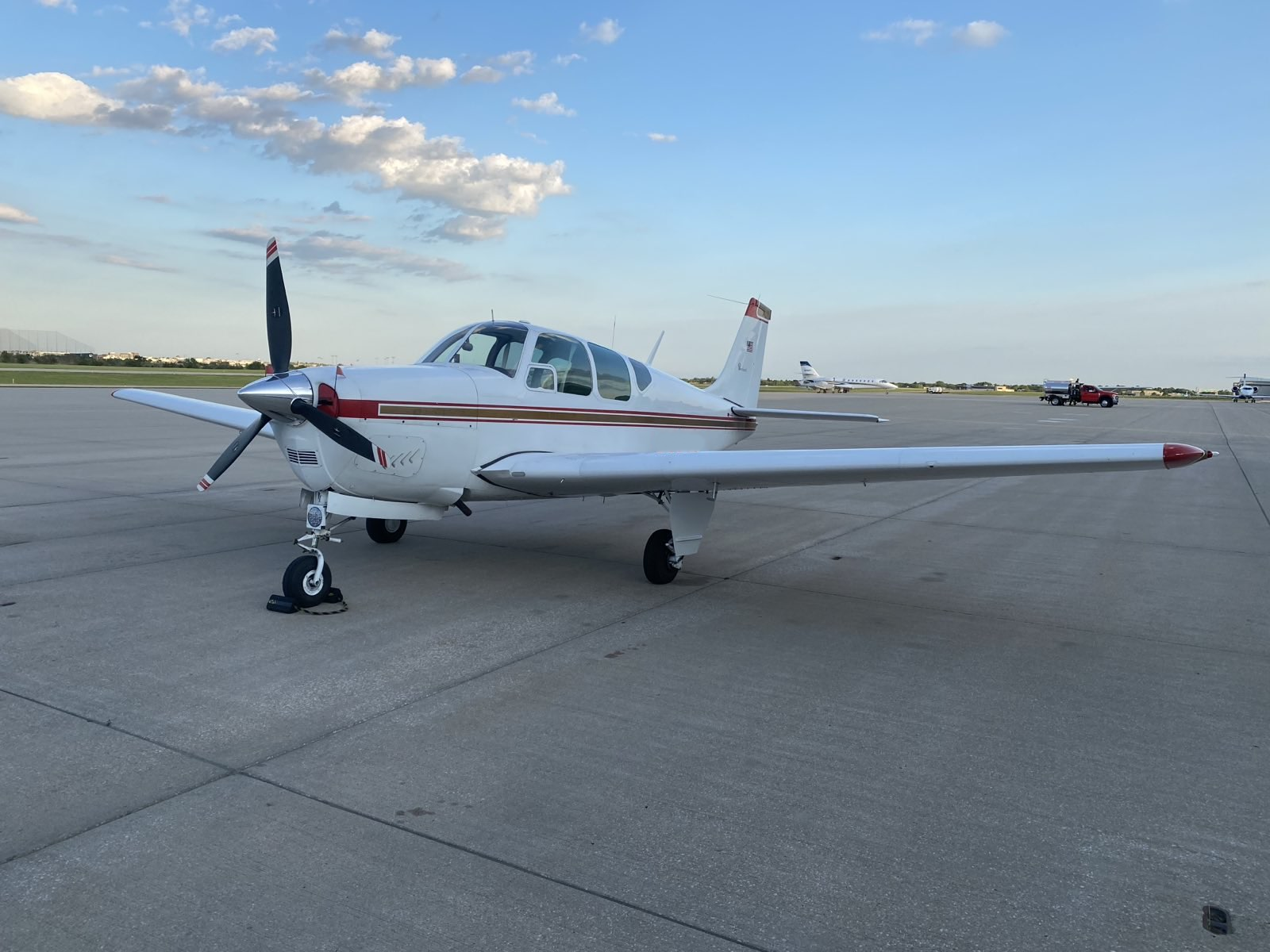 Our Beechcraft Debonair on the Ramp